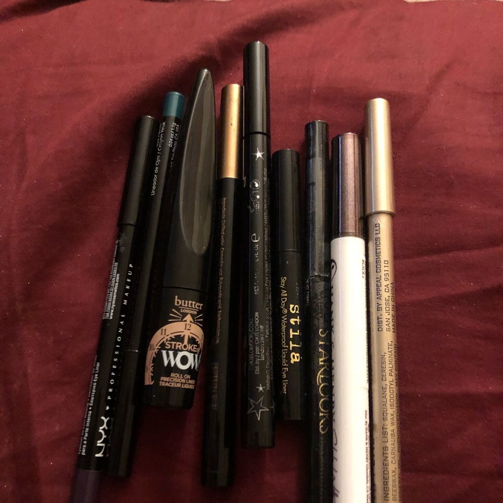 Eyeliners.